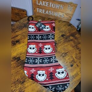 Disney Red/Black Nightmare Before Christmas Stocking